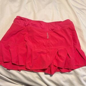 Reebok Women's Vibrant Pink Tennis Skort